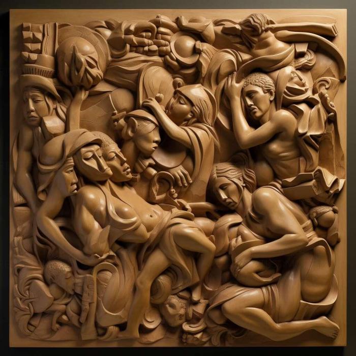 نموذج ثلاثي الأبعاد لآلة CNC 3D Art 